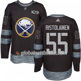 Buffalo Sabres Hockeydrakt Rasmus Ristolainen 55 1917-2017 100th Anniversary Svart Adidas Authentic - Herre